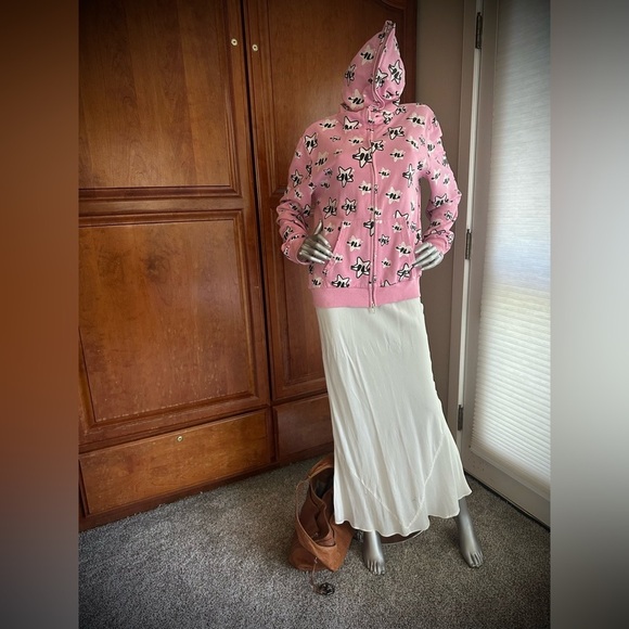 YLSK Pink Full Zip Hoodie, L - Picture 3 of 6